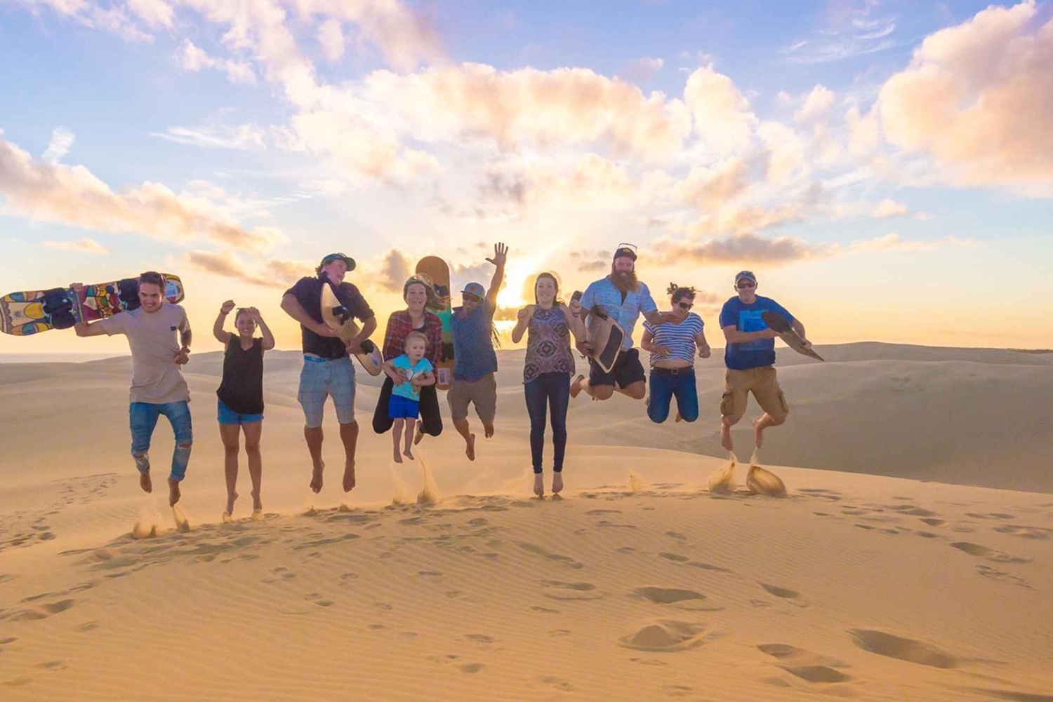 Japanese Tour: Port Stephens Dolphins, Koala & Sand Boarding