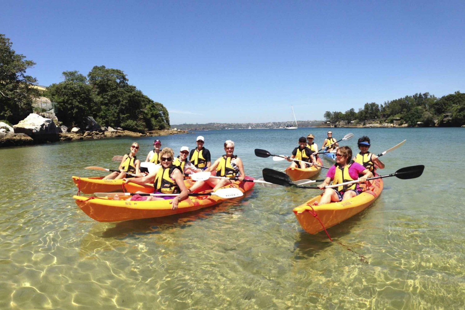 Manly: 3-Beach Kayak Tour with Lunch