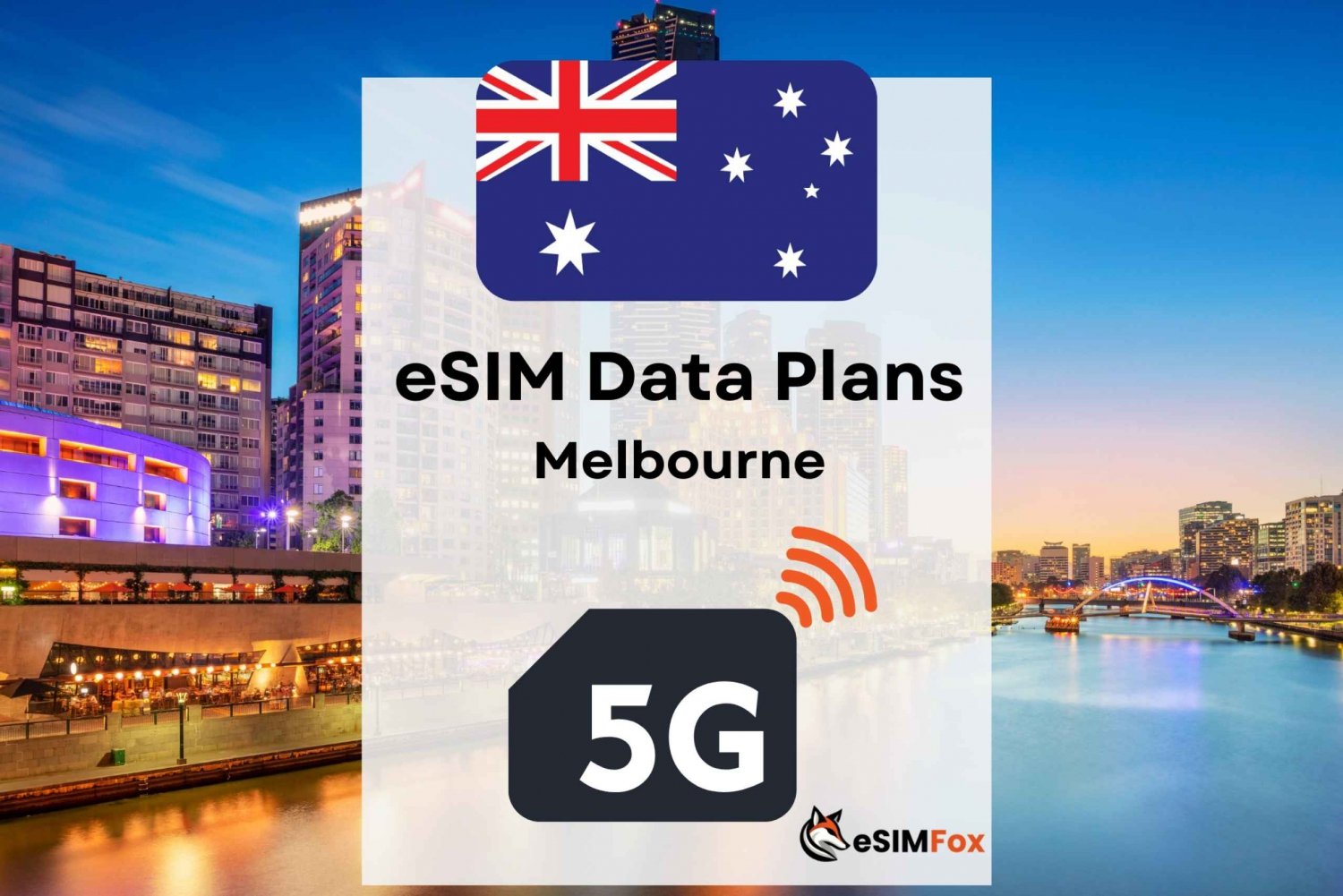 Melbourne: eSIM Internet Data Plan for Australia 4G/5G