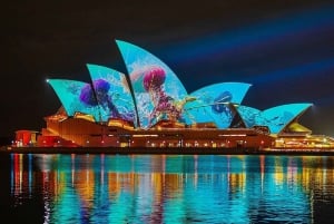 Sydney: Vivid Harbour Cruise with Canapes