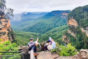 Sydney: Excursão às Blue Mountains com parque de vida selvagem e cachoeiras