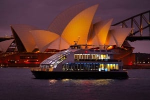 Porto di Sydney: Crociera con cena firmata in barca di vetro