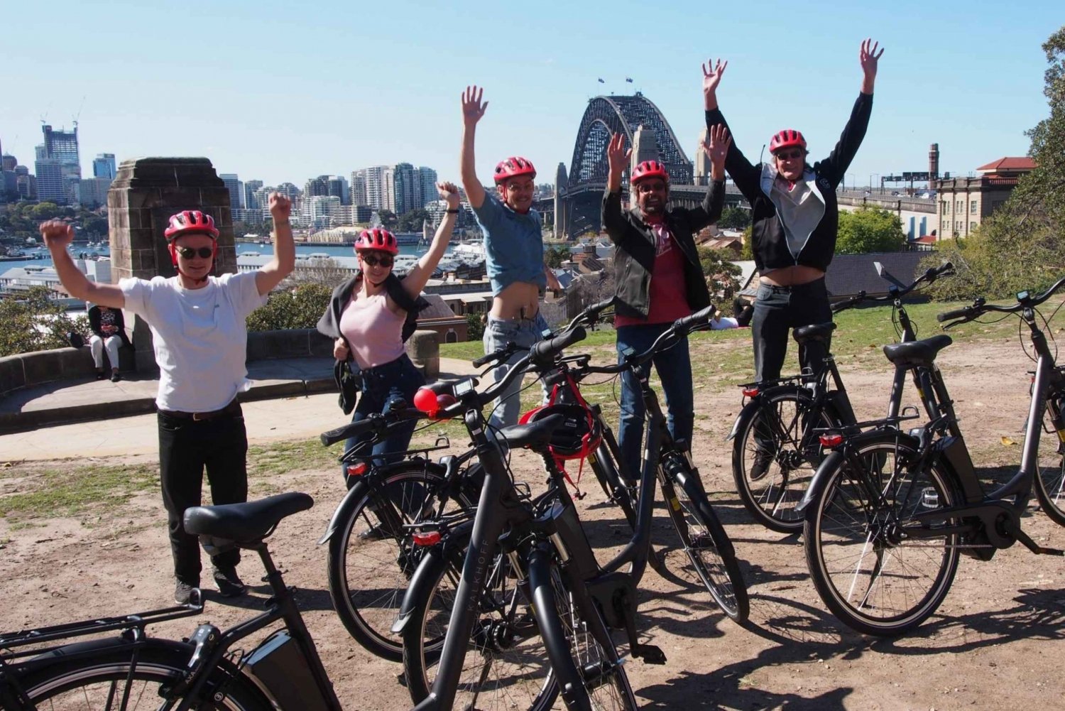 Sydney: Guidet el-sykkeltur i havnen