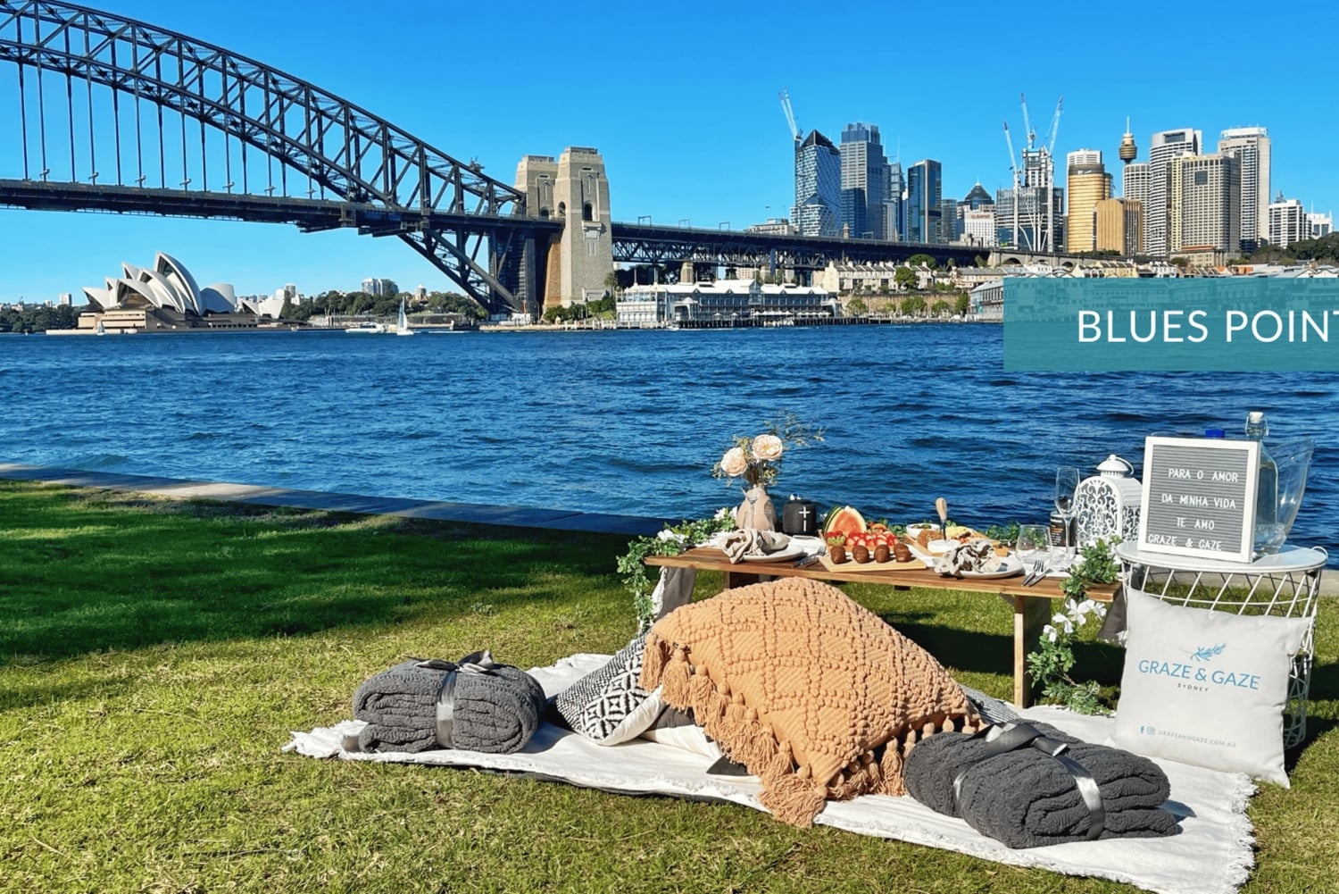 Sydney: Luksuspiknik for 2 på Blues Point