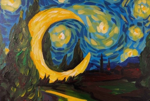 Sydney: Maluj i popijaj - akryl, płótno i wino