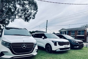 Sydney: Privater Flughafentransfer mit Chauffeur und Tagestour