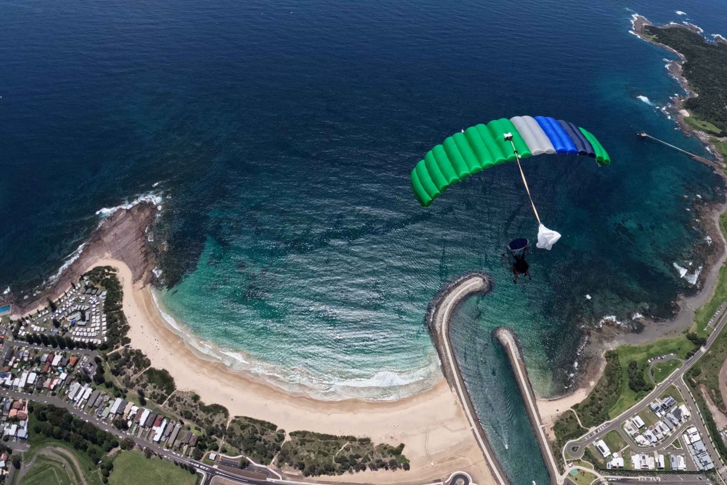 Sydney, Shellharbour: Paracaidismo con aterrizaje junto a la playa