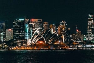 Sydney: Vivid Sydney Harbour Dinner Cruise with Drinks