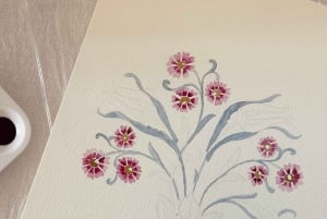 Clase de Pintura con Acuarela: Motivos florales tradicionales