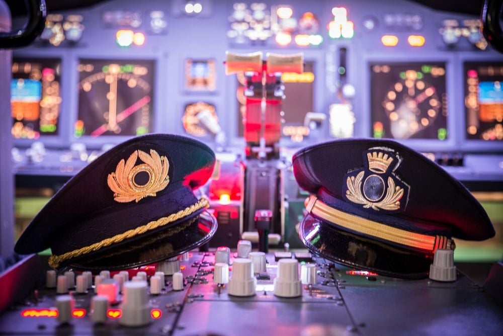 cockpit pilot hats