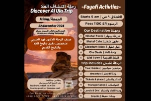 From Jeddah or Mecca: AlUla 2-Day Private Trip with Farm …