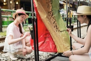 Taipei: Jiufen, Shifen-fossen og Pingxi Sky Lantern Tour