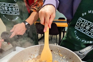 Taipei: Aula de culinária e aventura no mercado histórico de Dadaocheng