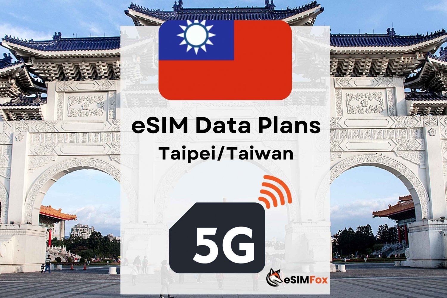 Taipei: eSIM Internet Data Plan for Taiwan high-speed