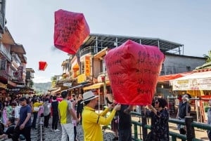 Taipeh: Jiufen Nachtansicht und Shifen Tagestour