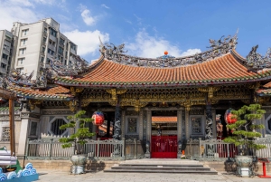 Tajpej: świątynia Longshan, ulica Dihua i wieżowiec Taipei 101