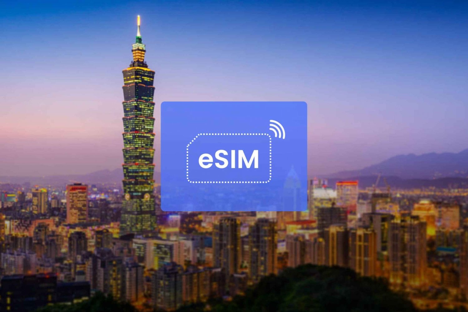 Taipei: Plan de datos móviles itinerantes eSIM para Taiwán y Asia