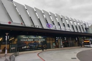 Taipei: Taoyuan Airport (TPE) retourbustransfer