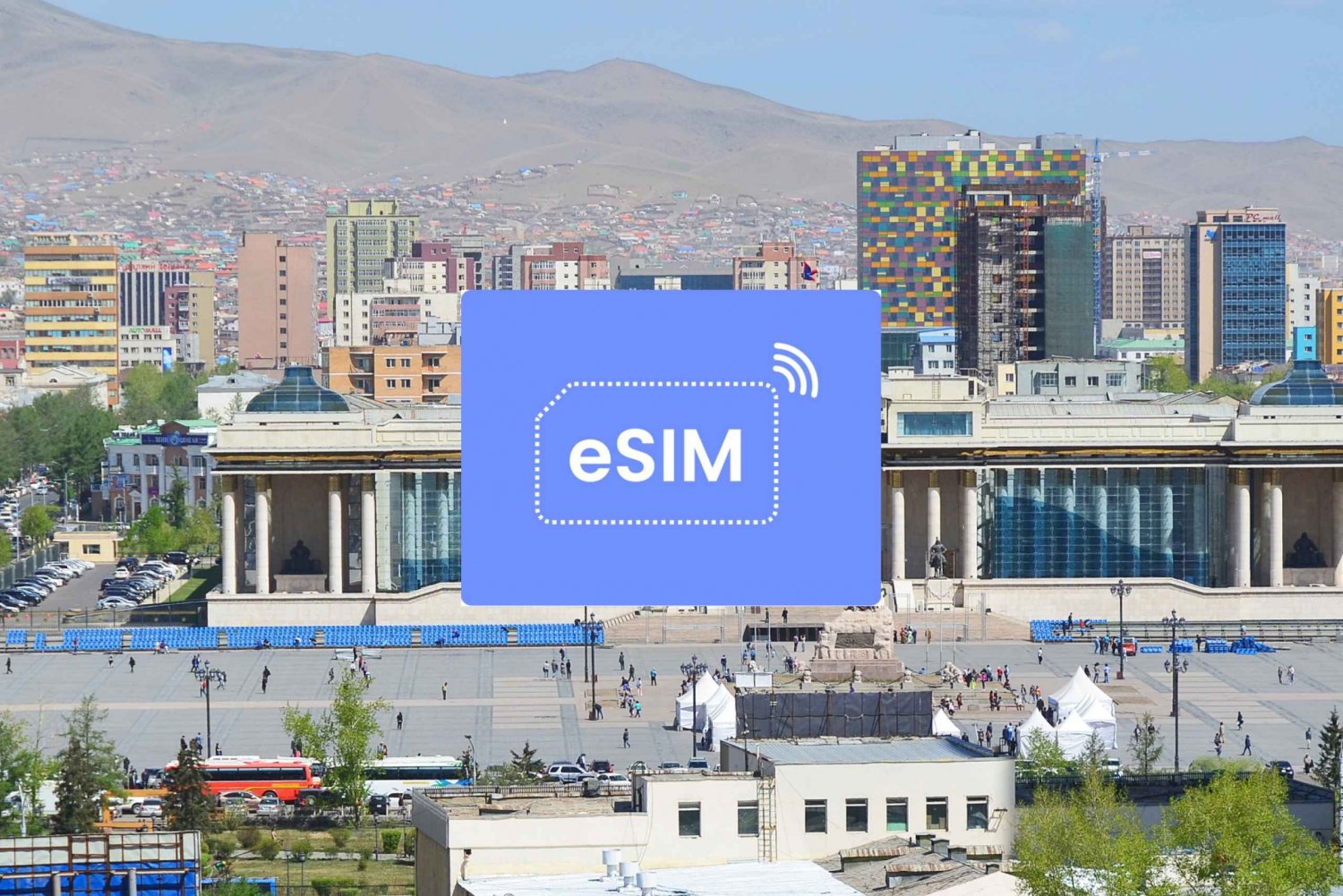 Ulaanbaatar: Plano de dados móveis de roaming eSIM da Mongólia