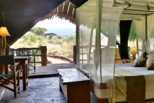 3 päivän Amboseli safari luksuslodge & lennot