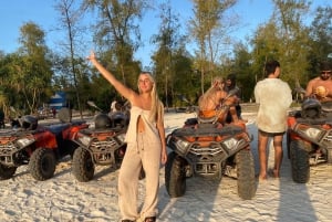 ヌングウィとケンドワの海岸沿いの小道や村々を巡る3時間のクアッドツアー