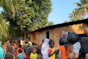 ヌングウィとケンドワの海岸沿いの小道や村々を巡る3時間のクアッドツアー