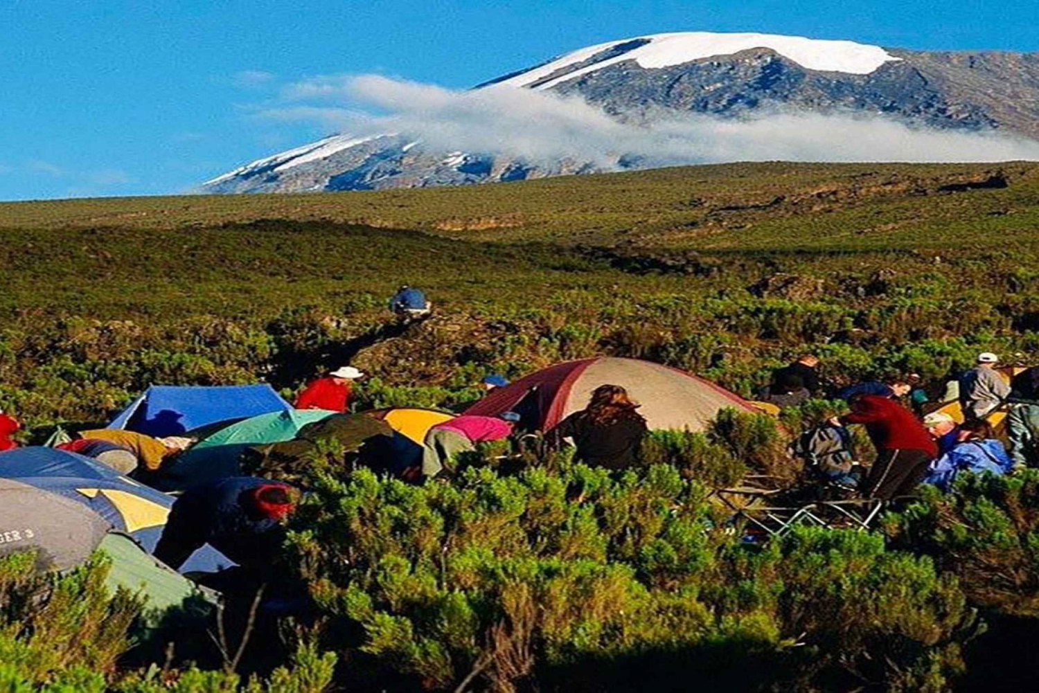 6 dias de escalada do Monte Kilimanjaro pela Rota Machame