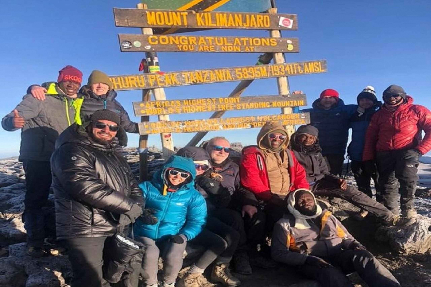 8 Days Kilimanjaro trekking Lemosho route