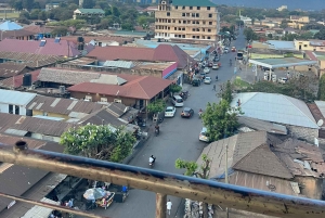 Arusha: koffieboerderij en watervallen