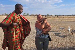 Arusha: Rundtur i landsbyen Mto wa Mbu, vandfald og Maasai Boma