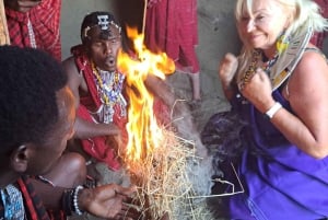 Аруша: ночь в деревне масаи.