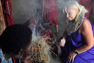 Аруша: ночь в деревне масаи.