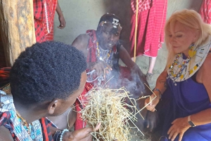 Аруша: ночь в деревне масаи.