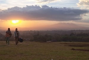 Arusha: Panoramic Sunset View with Food Options