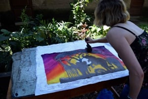 Arusha: Wax Painting Lesson