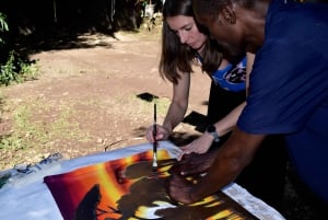 Arusha: Wax Painting Lesson