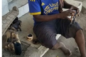 Dar es Salaam: Visita al mercado de arte y artesanía y compras