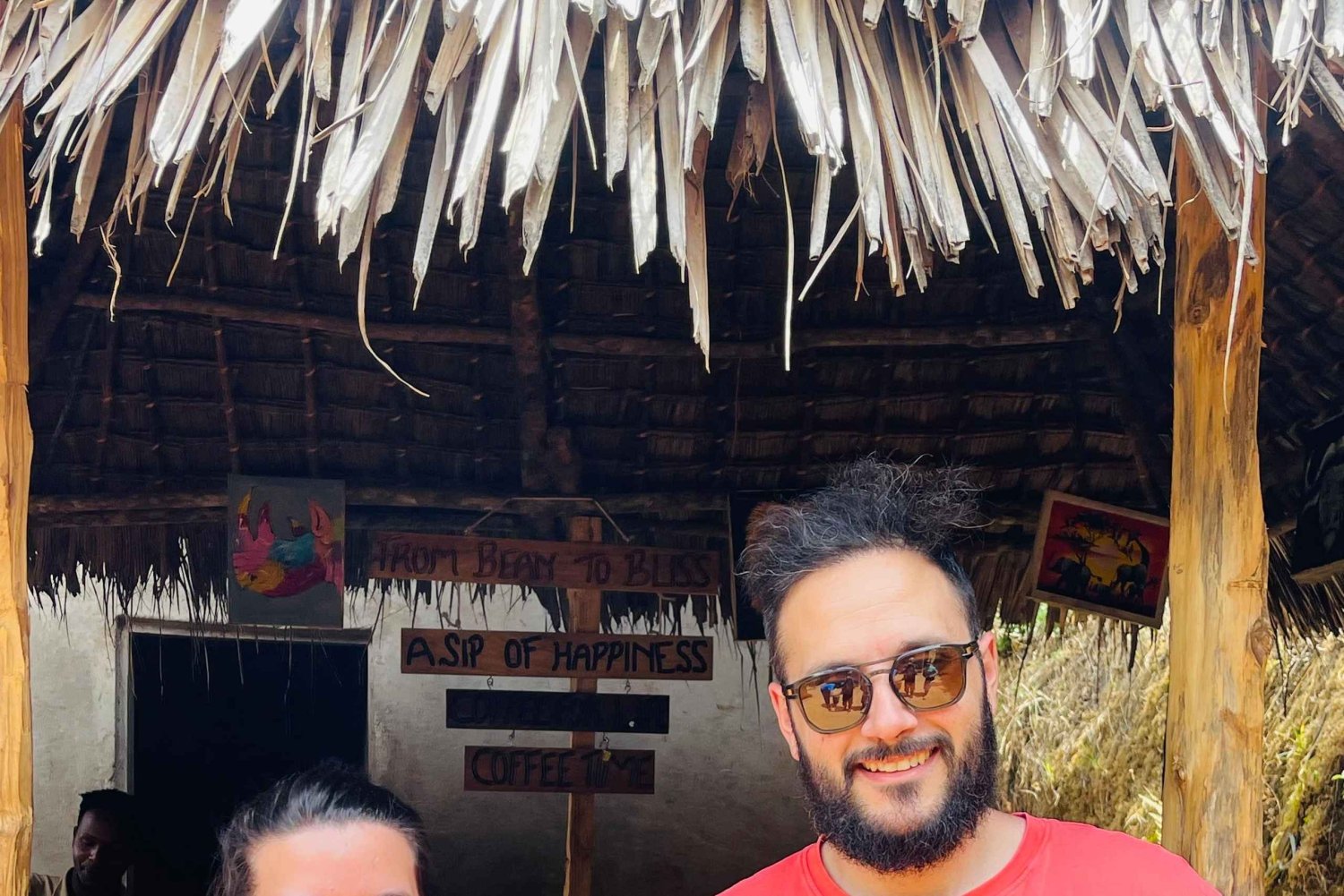 Excursión de 1 día a un pueblo masái, las cascadas de Materuni y un tour de café