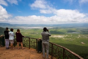 Au départ d'Arusha : Cratère du Ngorongoro avec visite de la nature et déjeuner.