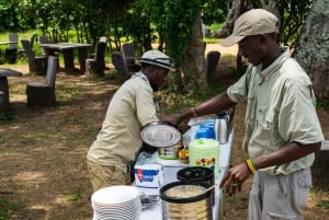 ザンジバル発：フライトとランチ付きの最高の一日サファリ ミクミ