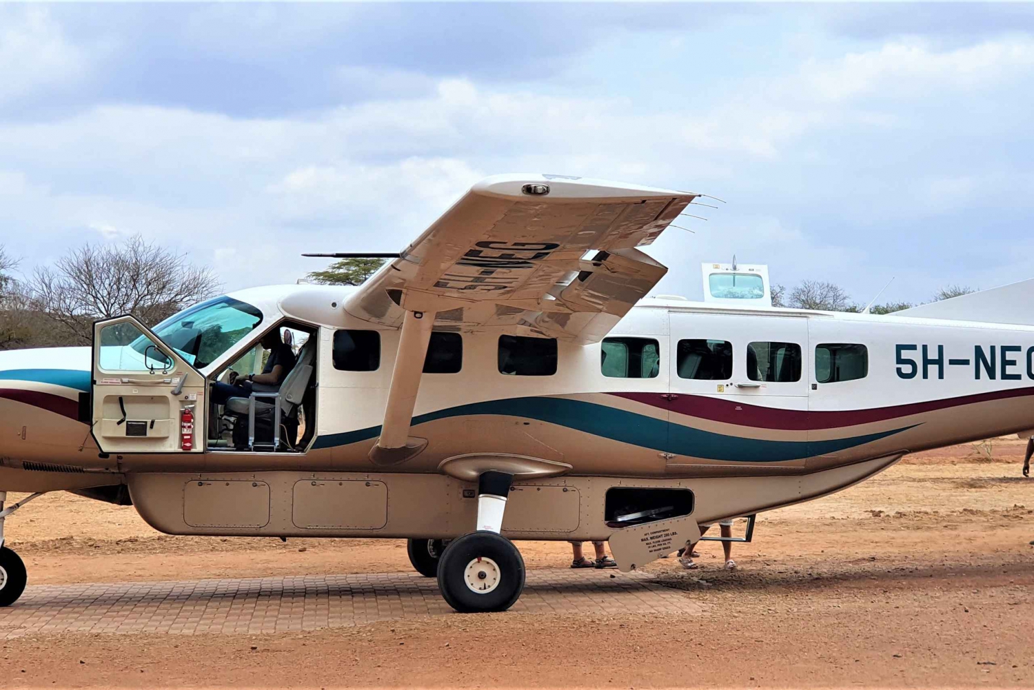 Fra Zanzibar: Dagssafari Selous VIP med flyreiser