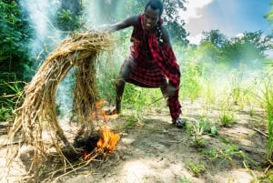 Fra Zanzibar: 2-dages safari i Selous og Maasai-landsby med færge