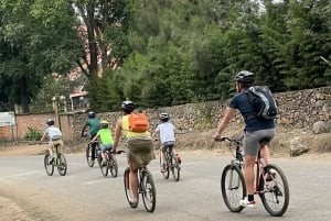 Guidad mountainbike-tur genom byn Arusha