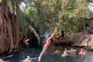 温泉または滝＆キングストン・アシリア・コーヒーツアー