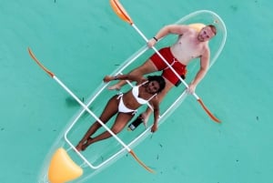 Klares Kajak & Drohnen-Fotoshooting in Sansibar mit Abholung Inklusive