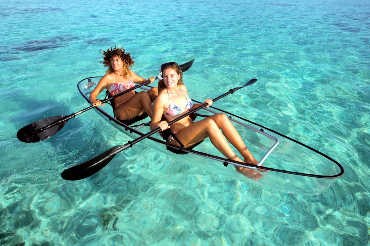 Kendwa : Kayak Transparent OR Water bike (30 minutes)