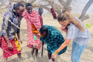 Maasai boma kulturäventyr med lunch och dryck