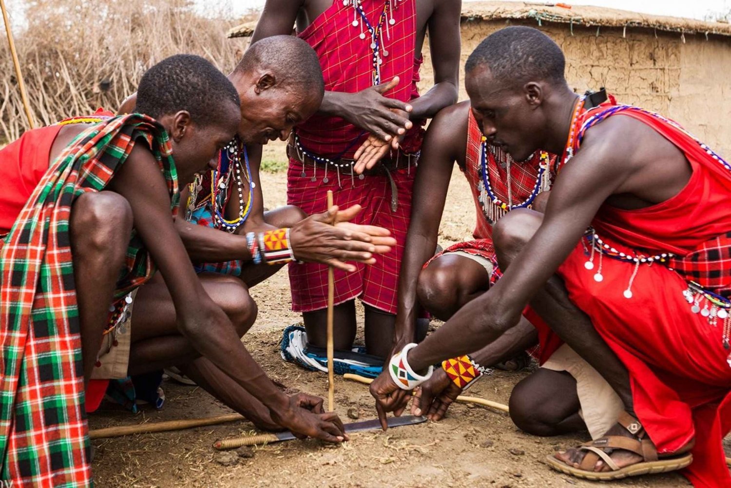 Wizyta w wiosce Masajów i gorące źródła Chemka z gorącym lunchem