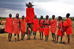 Wioska Masajów i akwarium Baraka turtules