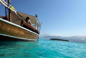 Matemwe: Passeio de barco para ver golfinhos e fazer snorkeling na Ilha Mnemba